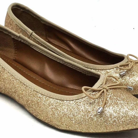 kohls gold shoes